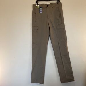 NWT tan/gray Haggar pants size 32x34